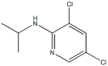 3,5-dichloro-N-(propan-2-yl)pyridin-2-amine 结构式