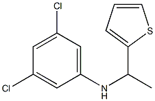 3,5-dichloro-N-[1-(thiophen-2-yl)ethyl]aniline 结构式