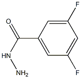 3,5-difluorobenzohydrazide 结构式