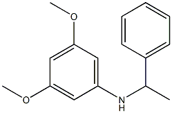 3,5-dimethoxy-N-(1-phenylethyl)aniline 结构式