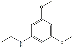 3,5-dimethoxy-N-(propan-2-yl)aniline 结构式