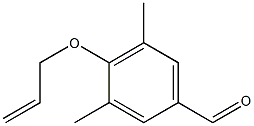 3,5-dimethyl-4-(prop-2-en-1-yloxy)benzaldehyde 结构式