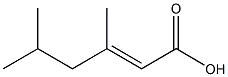 3,5-dimethylhex-2-enoic acid 结构式