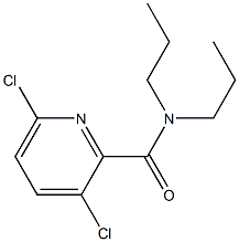 3,6-dichloro-N,N-dipropylpyridine-2-carboxamide 结构式