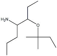 3-[(2-methylbutan-2-yl)oxy]heptan-4-amine 结构式