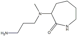 3-[(3-aminopropyl)(methyl)amino]azepan-2-one 结构式