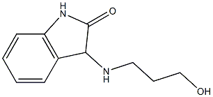 3-[(3-hydroxypropyl)amino]-2,3-dihydro-1H-indol-2-one 结构式