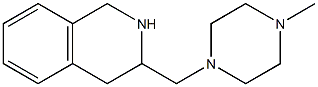3-[(4-methylpiperazin-1-yl)methyl]-1,2,3,4-tetrahydroisoquinoline 结构式