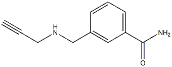 3-[(prop-2-yn-1-ylamino)methyl]benzamide 结构式