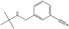 3-[(tert-butylamino)methyl]benzonitrile 结构式