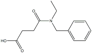 3-[benzyl(ethyl)carbamoyl]propanoic acid 结构式