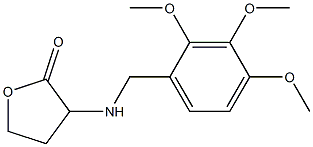 3-{[(2,3,4-trimethoxyphenyl)methyl]amino}oxolan-2-one 结构式