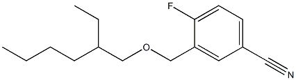 3-{[(2-ethylhexyl)oxy]methyl}-4-fluorobenzonitrile 结构式