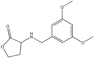 3-{[(3,5-dimethoxyphenyl)methyl]amino}oxolan-2-one 结构式