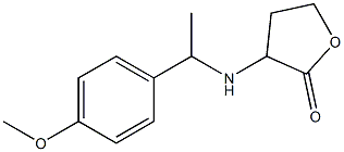 3-{[1-(4-methoxyphenyl)ethyl]amino}oxolan-2-one 结构式