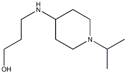 3-{[1-(propan-2-yl)piperidin-4-yl]amino}propan-1-ol 结构式