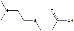 3-{[2-(dimethylamino)ethyl]thio}propanoic acid 结构式