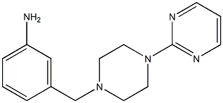 3-{[4-(pyrimidin-2-yl)piperazin-1-yl]methyl}aniline 结构式