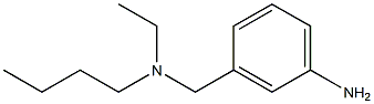 3-{[butyl(ethyl)amino]methyl}aniline 结构式