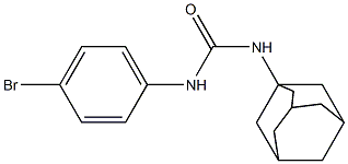 3-adamantan-1-yl-1-(4-bromophenyl)urea 结构式