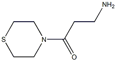 3-amino-1-(thiomorpholin-4-yl)propan-1-one 结构式