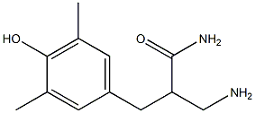 3-amino-2-[(4-hydroxy-3,5-dimethylphenyl)methyl]propanamide 结构式