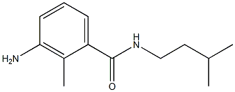 3-amino-2-methyl-N-(3-methylbutyl)benzamide 结构式