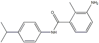 3-amino-2-methyl-N-[4-(propan-2-yl)phenyl]benzamide 结构式