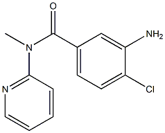 3-amino-4-chloro-N-methyl-N-(pyridin-2-yl)benzamide 结构式