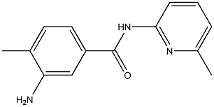3-amino-4-methyl-N-(6-methylpyridin-2-yl)benzamide 结构式