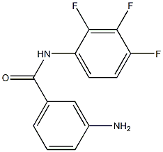 3-amino-N-(2,3,4-trifluorophenyl)benzamide 结构式