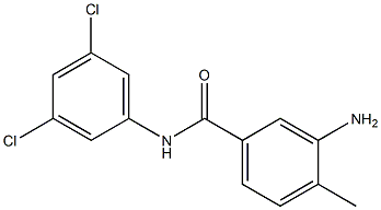 3-amino-N-(3,5-dichlorophenyl)-4-methylbenzamide 结构式