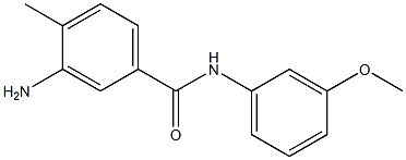 3-amino-N-(3-methoxyphenyl)-4-methylbenzamide 结构式