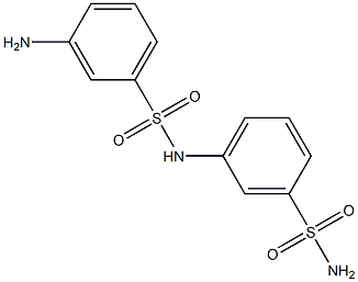 3-amino-N-(3-sulfamoylphenyl)benzene-1-sulfonamide 结构式