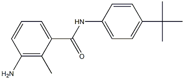 3-amino-N-(4-tert-butylphenyl)-2-methylbenzamide 结构式