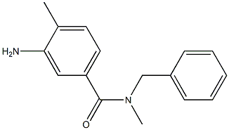 3-amino-N-benzyl-N,4-dimethylbenzamide 结构式