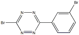 3-bromo-6-(3-bromophenyl)-1,2,4,5-tetrazine 结构式