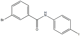 3-bromo-N-(4-iodophenyl)benzamide 结构式