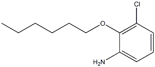 3-chloro-2-(hexyloxy)aniline 结构式