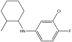 3-chloro-4-fluoro-N-(2-methylcyclohexyl)aniline 结构式