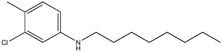 3-chloro-4-methyl-N-octylaniline 结构式