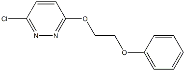 3-chloro-6-(2-phenoxyethoxy)pyridazine 结构式