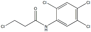 3-chloro-N-(2,4,5-trichlorophenyl)propanamide 结构式