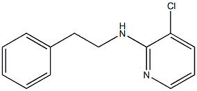 3-chloro-N-(2-phenylethyl)pyridin-2-amine 结构式