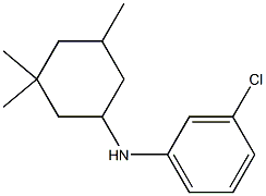 3-chloro-N-(3,3,5-trimethylcyclohexyl)aniline 结构式