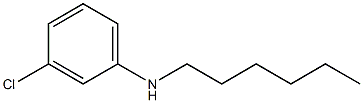 3-chloro-N-hexylaniline 结构式