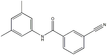 3-cyano-N-(3,5-dimethylphenyl)benzamide 结构式