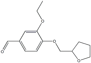 3-ethoxy-4-(tetrahydrofuran-2-ylmethoxy)benzaldehyde 结构式