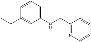 3-ethyl-N-(pyridin-2-ylmethyl)aniline 结构式