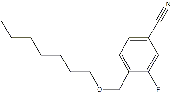 3-fluoro-4-[(heptyloxy)methyl]benzonitrile 结构式